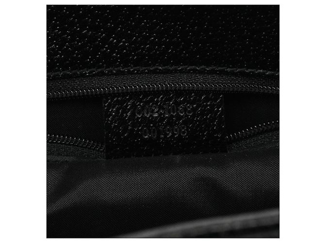Gucci 002 1068 Borsa a tracolla Jackie in pelle nera - vista 12