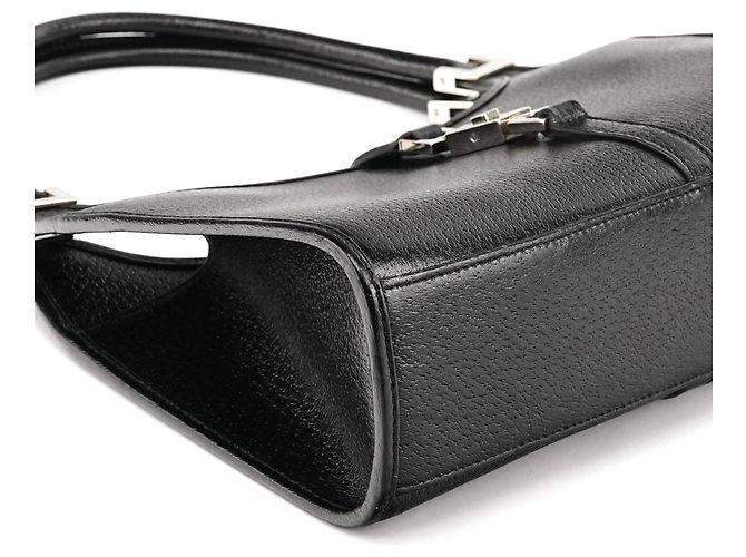Gucci 002 1068 Borsa a tracolla Jackie in pelle nera - vista 7
