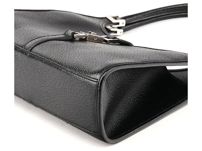 Gucci 002 1068 Borsa a tracolla Jackie in pelle nera - vista 8