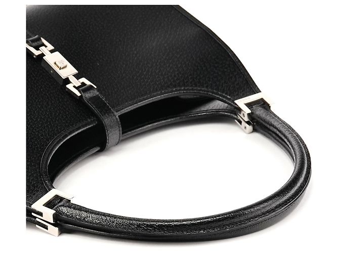 Gucci 002 1068 Borsa a tracolla Jackie in pelle nera - vista 9