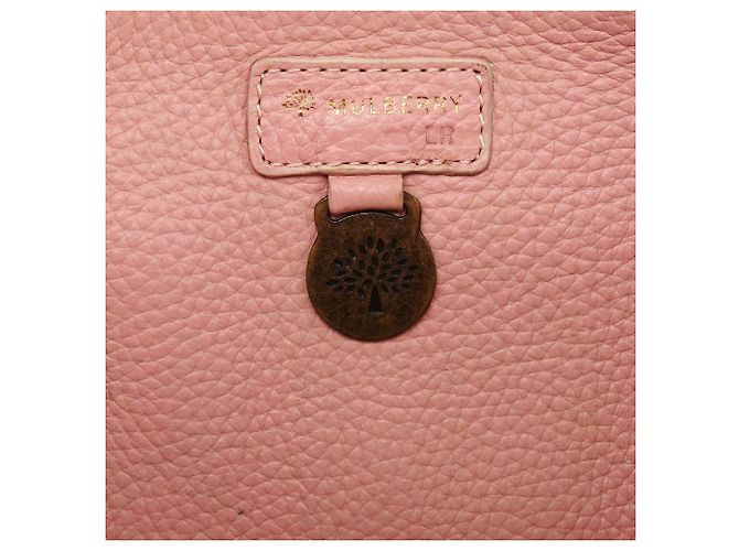 Mulberry Borsa Tote in pelle rosa chiaro con tasche cargo - vista 10