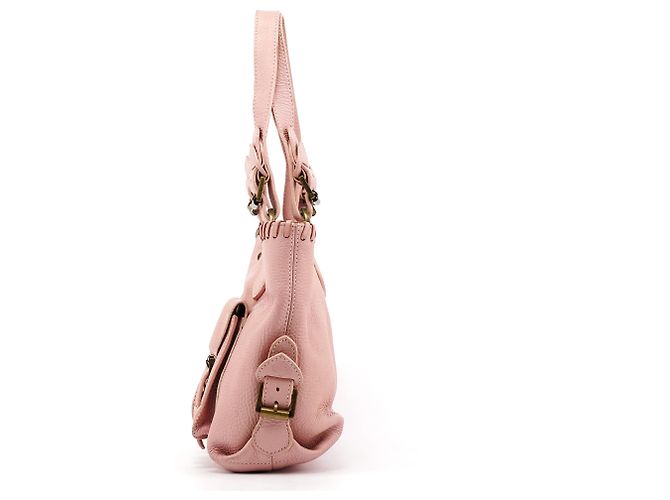Mulberry Borsa Tote in pelle rosa chiaro con tasche cargo - vista 2