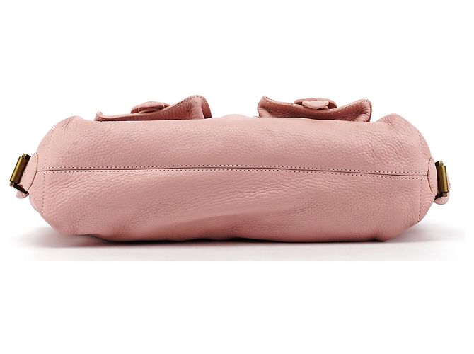 Mulberry Borsa Tote in pelle rosa chiaro con tasche cargo - vista 4