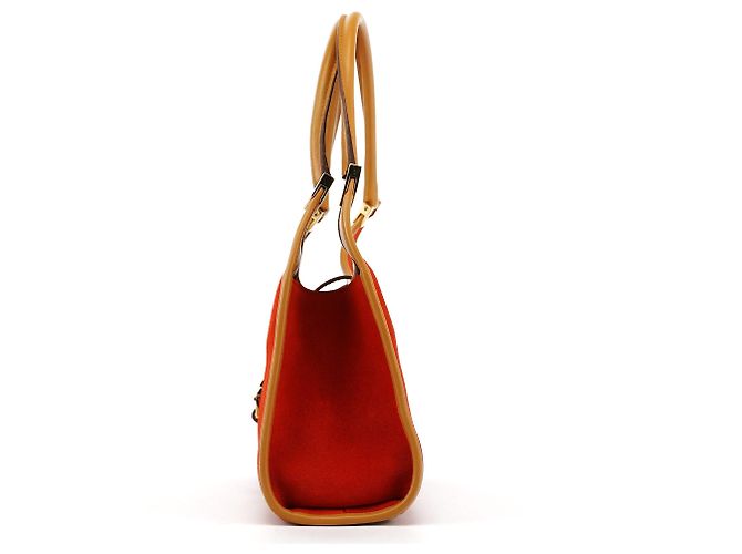 Gucci 002 1068 Borsa a tracolla Jackie in camoscio Orange Tan - vista 2