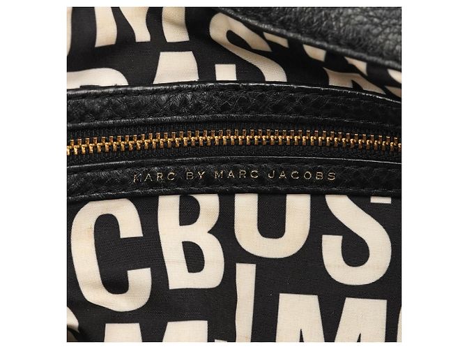 Marc by Marc Jacobs Borsa 2-Way Classic Q Fran in pelle nera - vista 11