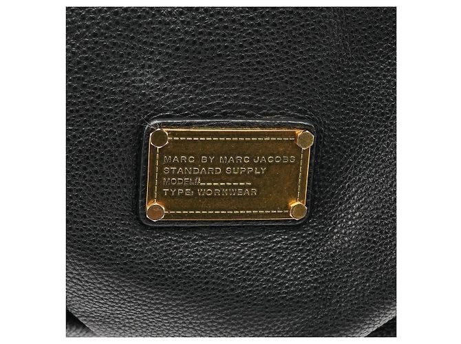 Marc by Marc Jacobs Borsa 2-Way Classic Q Fran in pelle nera - vista 6