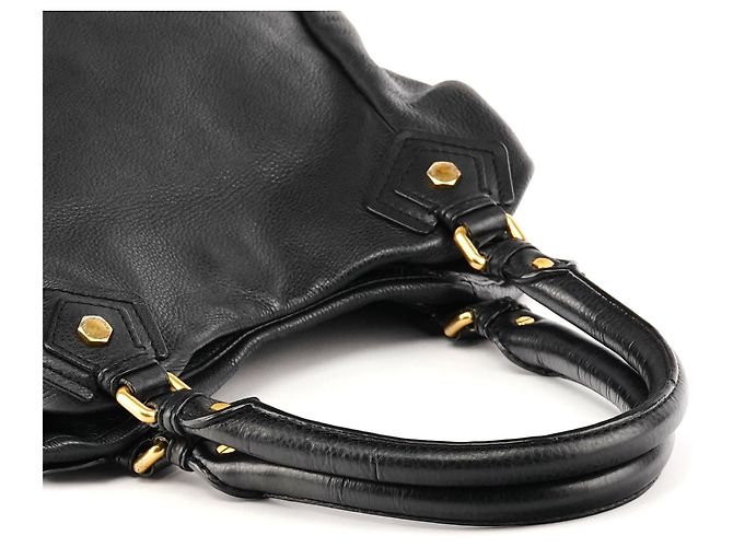 Marc by Marc Jacobs Borsa 2-Way Classic Q Fran in pelle nera - vista 9