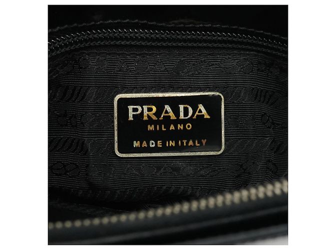 Prada Borsa tote sport 1995 in spazzolato nero - vista 10