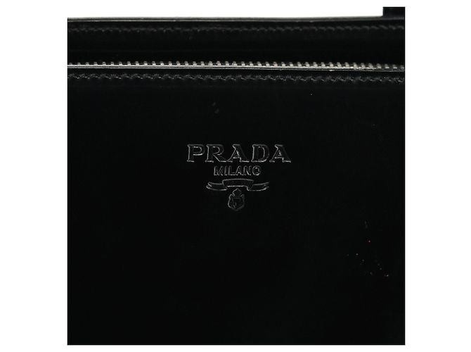 Prada Borsa tote sport 1995 in spazzolato nero - vista 5