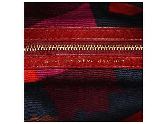 Marc by Marc Jacobs Borsa 2-Way Classic Q Baby Groovee in pelle rossa - vista 10