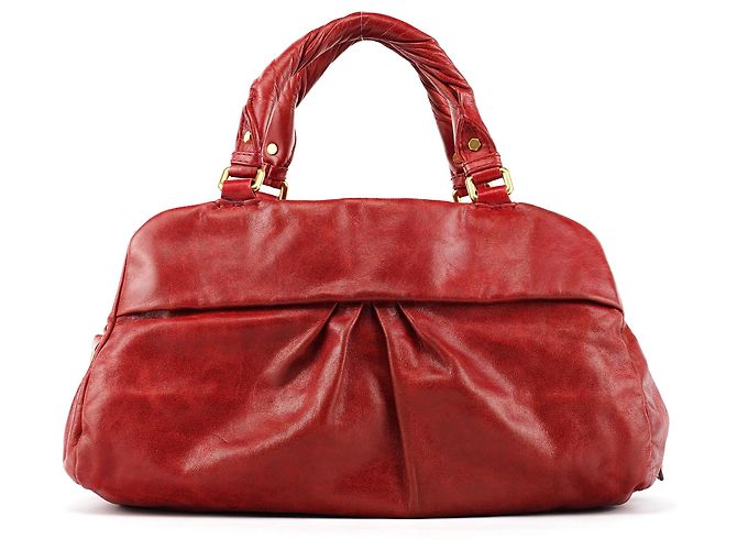 Marc by Marc Jacobs Borsa 2-Way Classic Q Baby Groovee in pelle rossa - vista 3