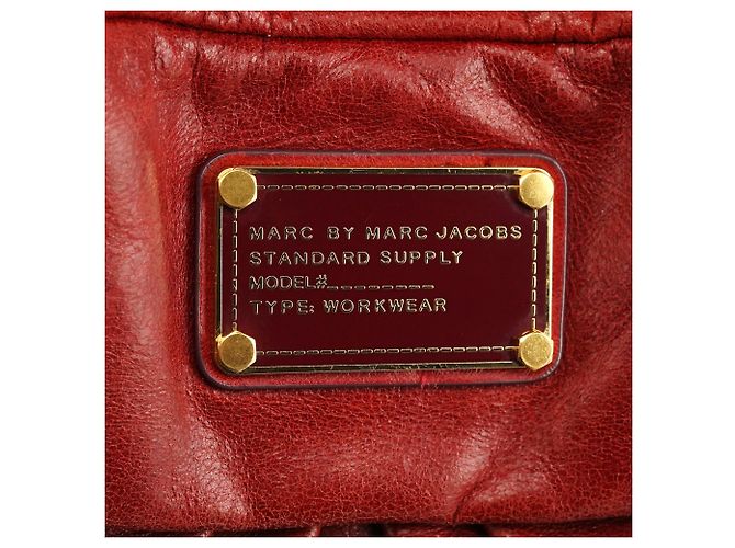 Marc by Marc Jacobs Borsa 2-Way Classic Q Baby Groovee in pelle rossa - vista 6