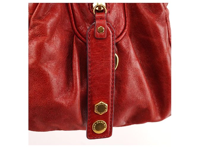 Marc by Marc Jacobs Borsa 2-Way Classic Q Baby Groovee in pelle rossa - vista 7