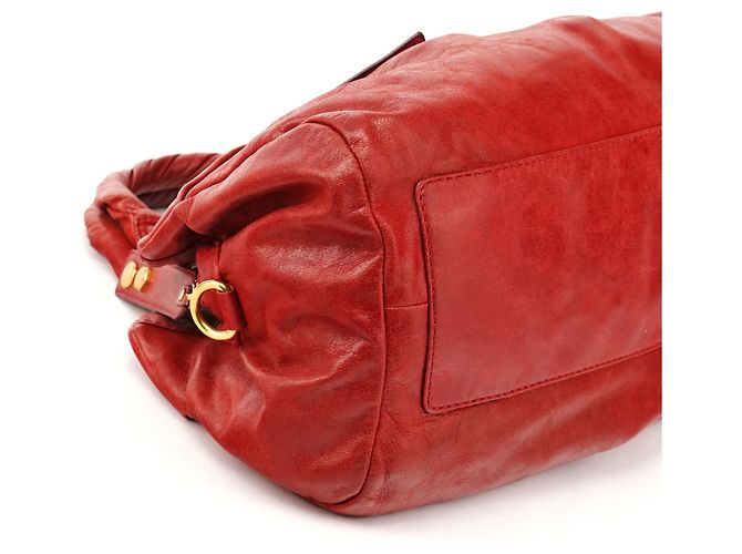 Marc by Marc Jacobs Borsa 2-Way Classic Q Baby Groovee in pelle rossa - vista 8