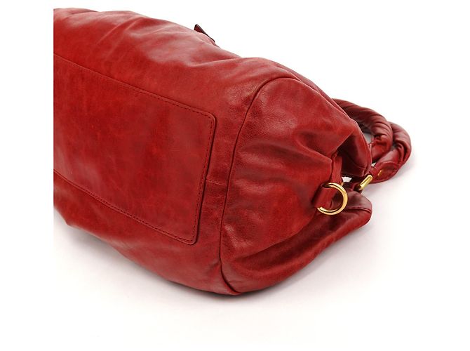 Marc by Marc Jacobs Borsa 2-Way Classic Q Baby Groovee in pelle rossa - vista 9
