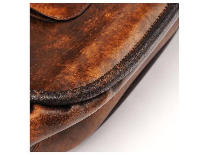 Chloé Borsa a mano in pelle lavata marrone - vista 16