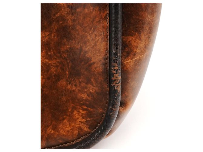 Chloé Borsa a mano in pelle lavata marrone - vista 17