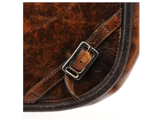 Chloé Borsa a mano in pelle lavata marrone - vista 8