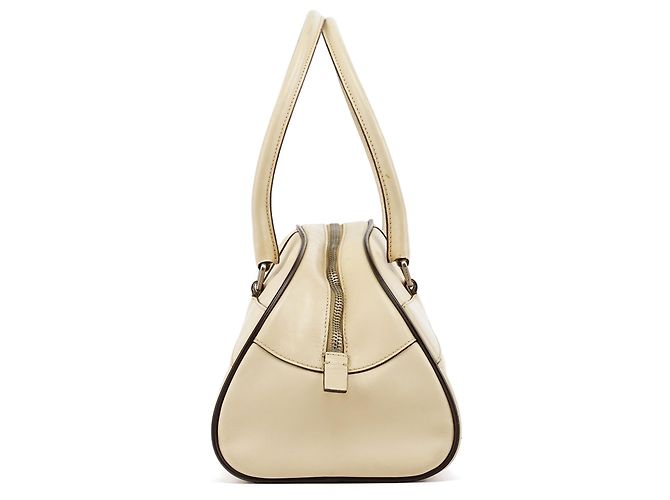 Prada B0050 Borsa Bowling in pelle di vitello Vitello Avorio - vista 2