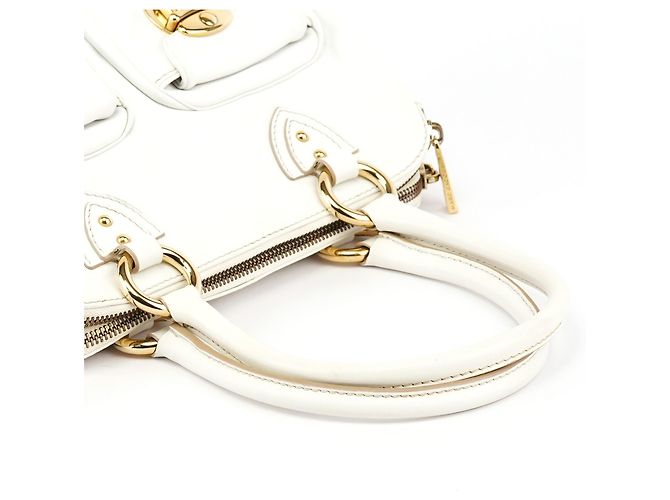 Marc Jacobs Borsa Tote Blake in Pelle Bianca - vista 10