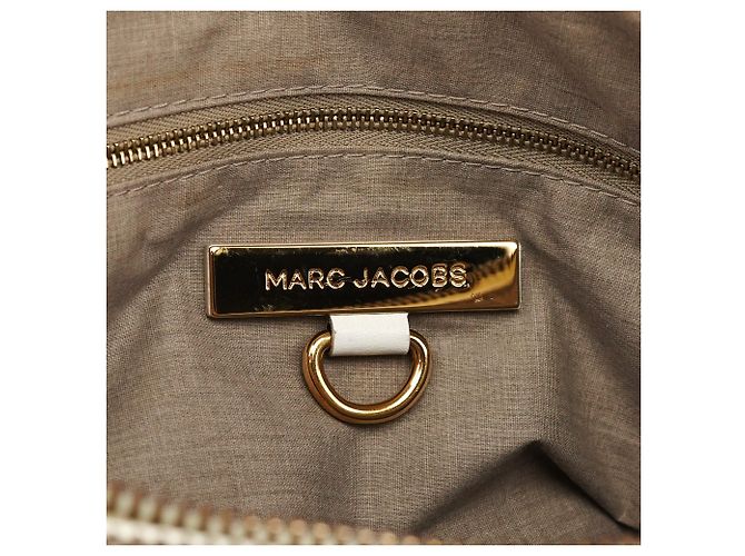 Marc Jacobs Borsa Tote Blake in Pelle Bianca - vista 12