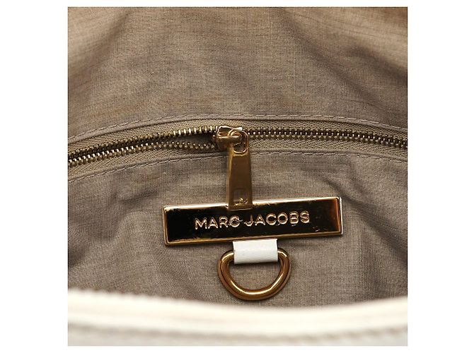 Marc Jacobs Borsa Tote Blake in Pelle Bianca - vista 13