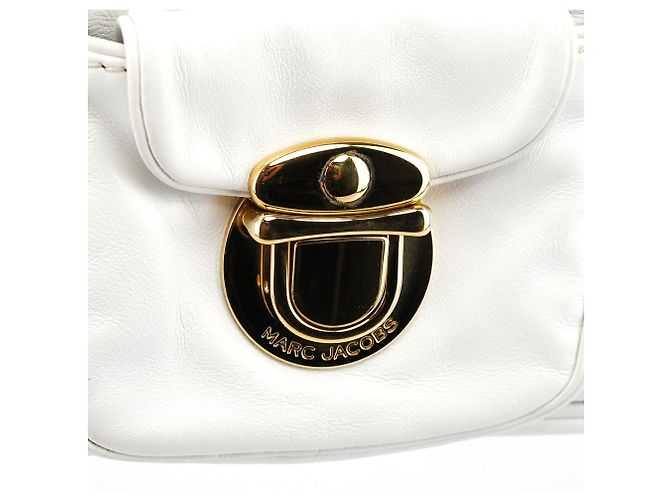 Marc Jacobs Borsa Tote Blake in Pelle Bianca - vista 6