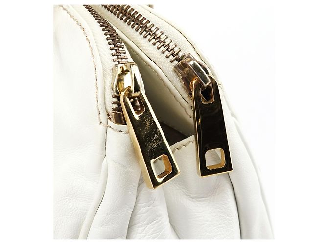 Marc Jacobs Borsa Tote Blake in Pelle Bianca - vista 7