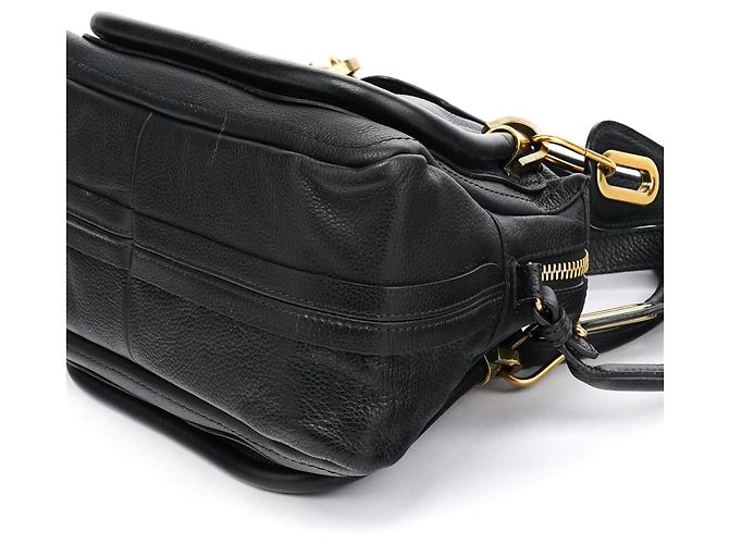 Chloé Borsa 2-Way Paraty in pelle Navy - vista 10