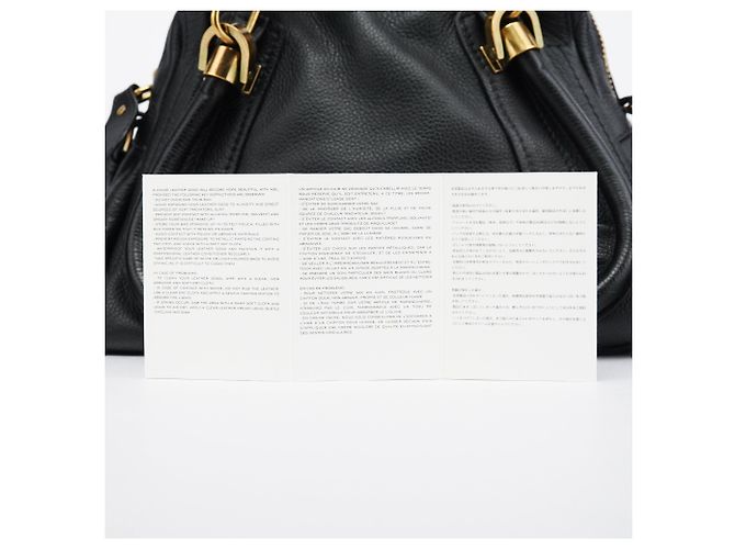 Chloé Borsa 2-Way Paraty in pelle Navy - vista 13