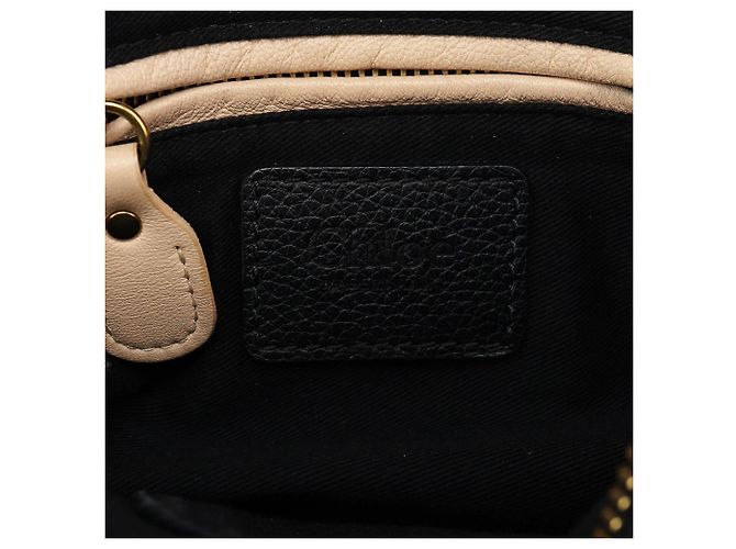 Chloé Borsa 2-Way Paraty in pelle Navy - vista 14