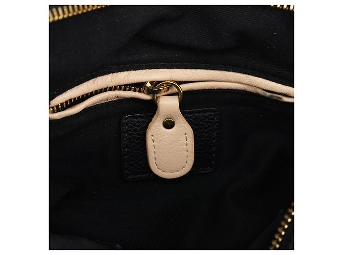 Chloé Borsa 2-Way Paraty in pelle Navy - vista 15