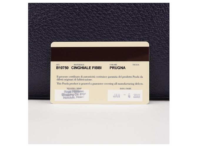 Prada Borsa bowling in pelle viola Primavera 2000 - vista 14