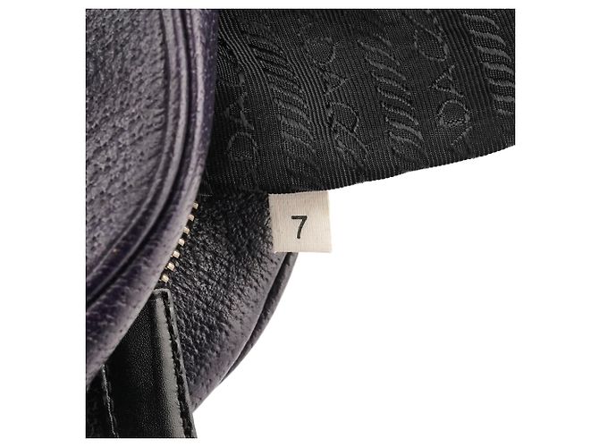 Prada Borsa bowling in pelle viola Primavera 2000 - vista 17