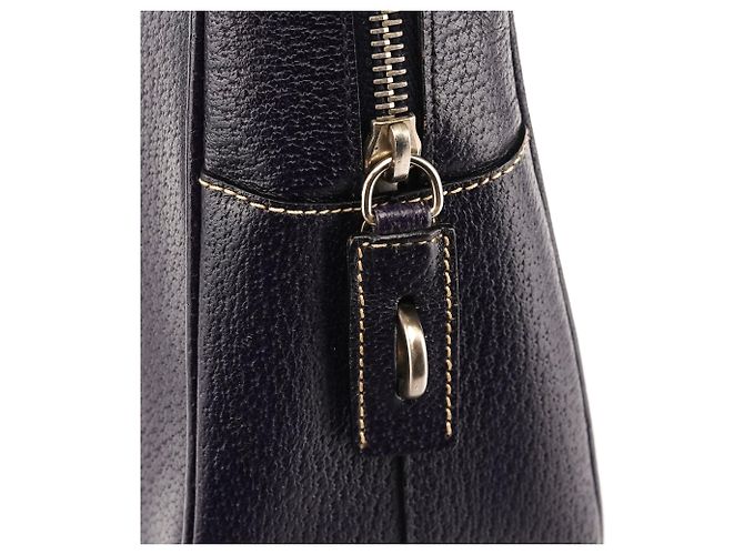 Prada Borsa bowling in pelle viola Primavera 2000 - vista 8