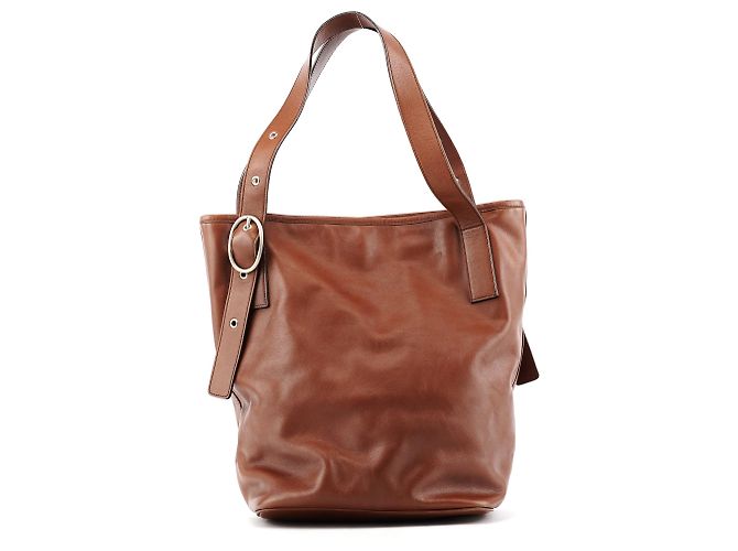 Marc Jacobs Borsa Tote con tasche in pelle di vitello marrone - vista 3