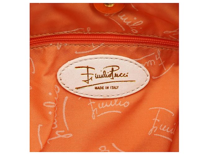Emilio Pucci Farbenfroher abstrakter Canvas-Tote-Bag in Rosa - Ansicht 12