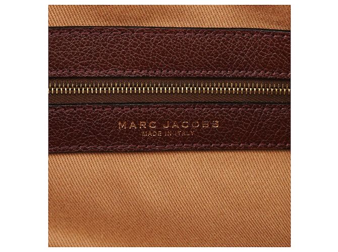 Marc Jacobs  mala Tote Venetia em pele acolchoada borgonha - vista 9