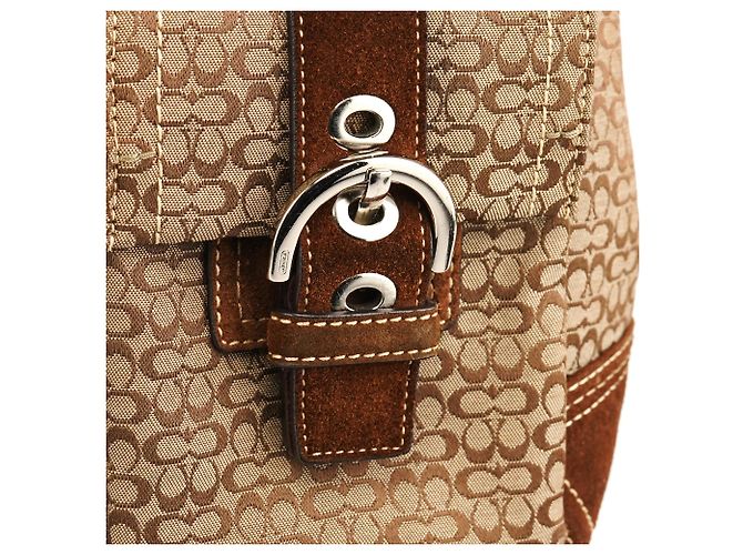 Coach Borsa Tote Soho 3646 Brown Signature - vista 10