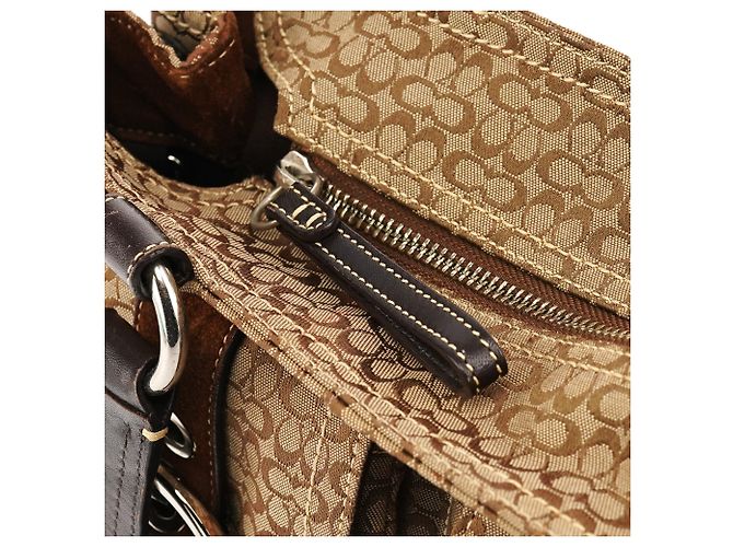Coach Borsa Tote Soho 3646 Brown Signature - vista 11