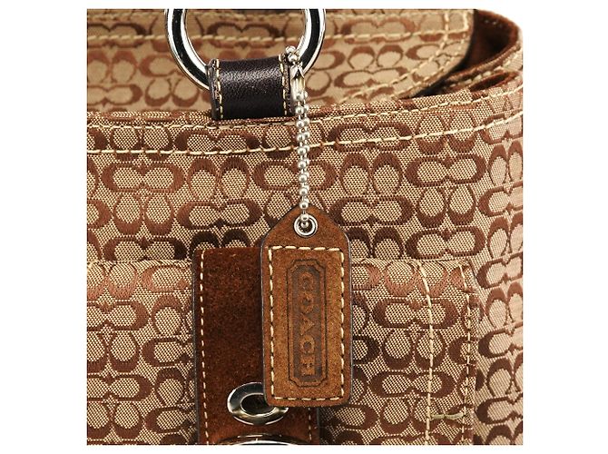 Coach Borsa Tote Soho 3646 Brown Signature - vista 5