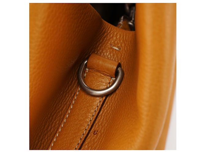 Prada Borsa Tote in pelle beige BR2252 - vista 14