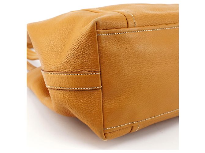 Prada Borsa Tote in pelle beige BR2252 - vista 8