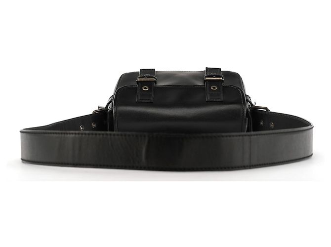 Yves Saint Laurent Borsa a tracolla con cintura in pelle di vitello nera - vista 5