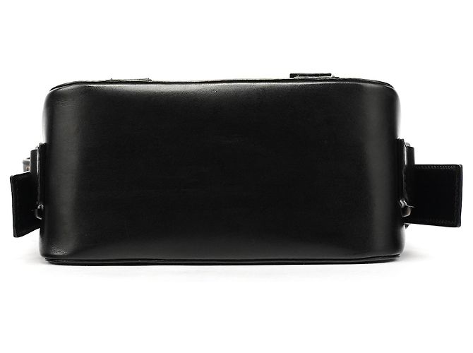 Yves Saint Laurent Borsa a tracolla con cintura in pelle di vitello nera - vista 6