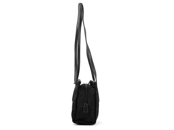 Prada Borsa Tote 1995 in Nylon Tessuto Nappa Nero - vista 2
