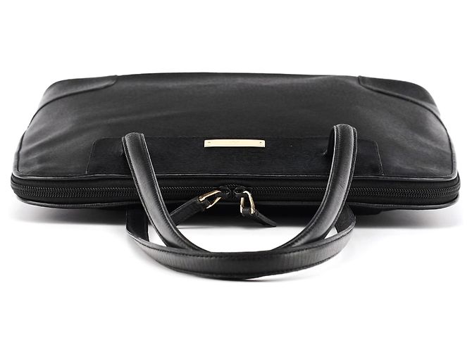 Gucci 002 1122 Borsa Tote in pelle nera - vista 4