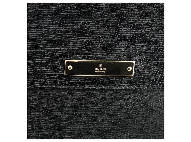 Gucci 002 1122 Borsa Tote in pelle nera - vista 6