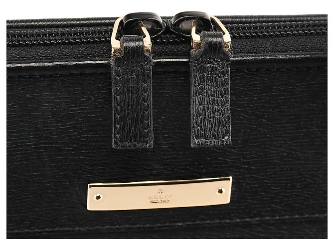 Gucci 002 1122 Borsa Tote in pelle nera - vista 7