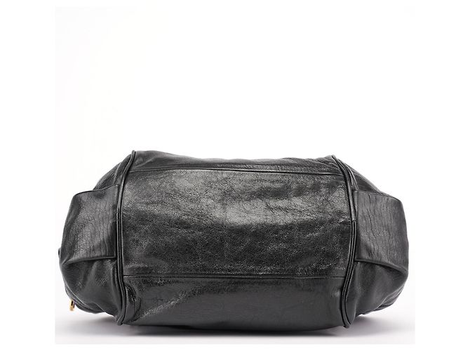 Chloé Borsa Tote in pelle di agnello nera - vista 5
